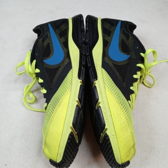 Men's Nike Zoom Fly 630915-704 Black Green Athleti - Picture 6 of 8